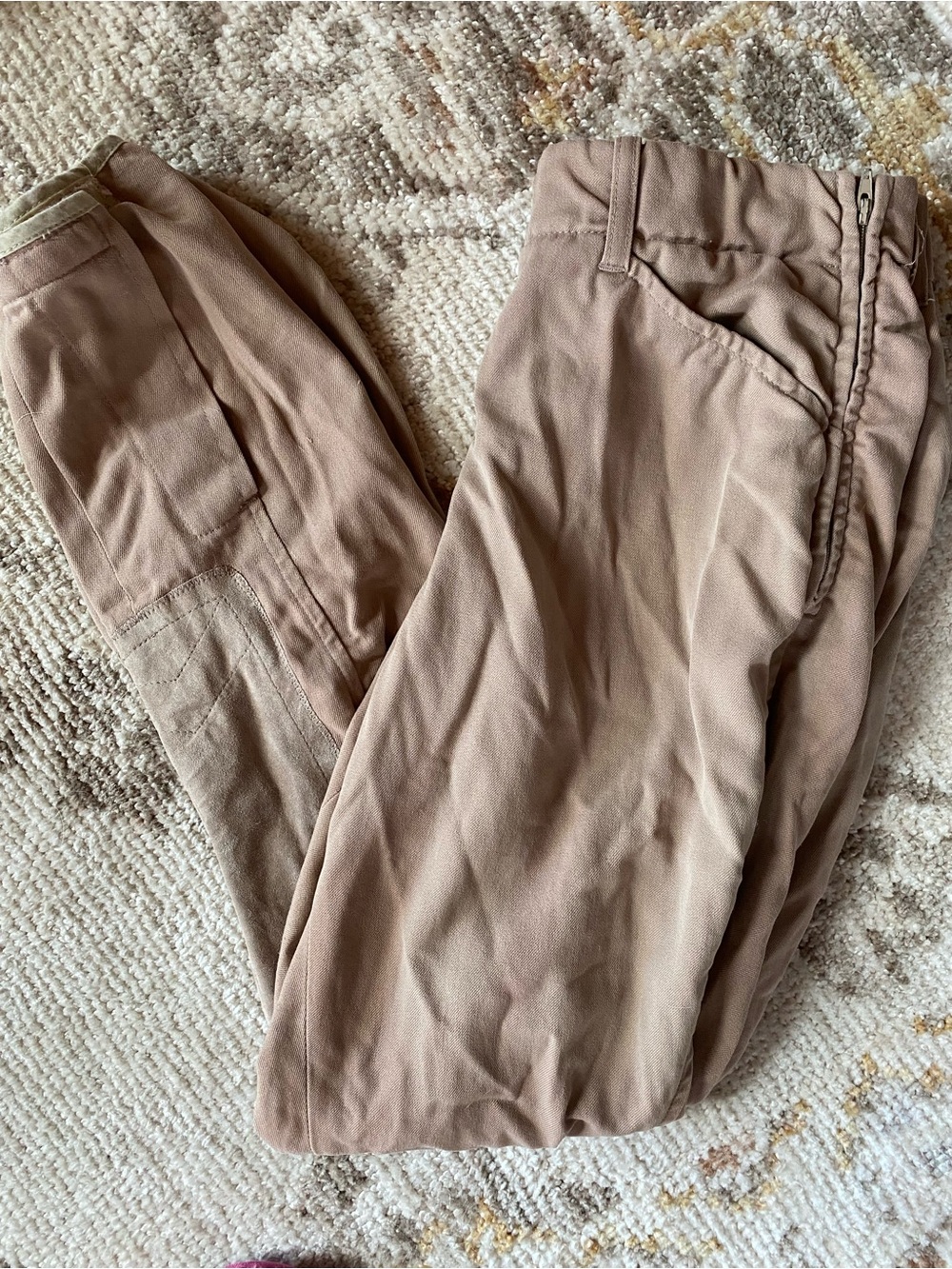 The Tailored Sportsman Beige Riding Pants with White Lining